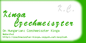 kinga czechmeiszter business card